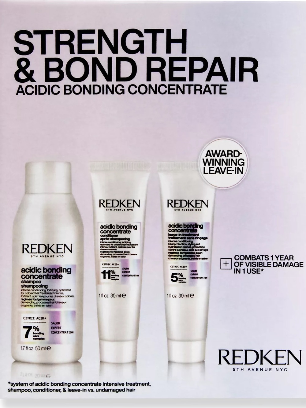 Redken Acidic Bonding Concentrate Hair Care Trio